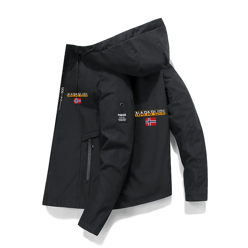 2023 Bomber pilot jacket Men's windproof zipper jacket Spring and autumn outdoor casual work jacket Fashion sports jacket