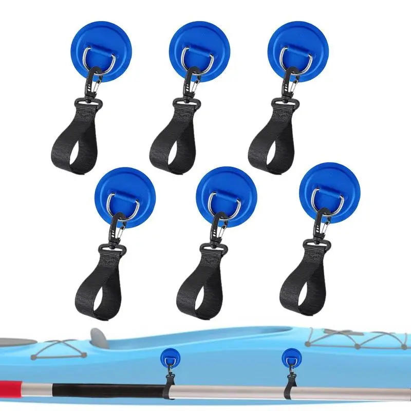 

Kayak Paddle Clip Patch Rope Hanger Clip Fasteners 6Pcs Nylon Kayak Paddle Keeper Multifunctional For Surfboard Raft Boat PVC