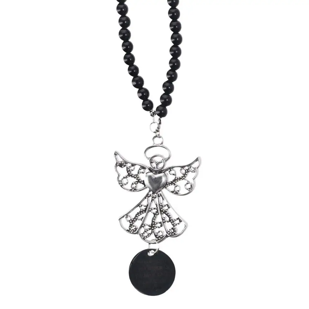 Серебряный подвесной ангел подвеска для автомобиля в форме ангела из