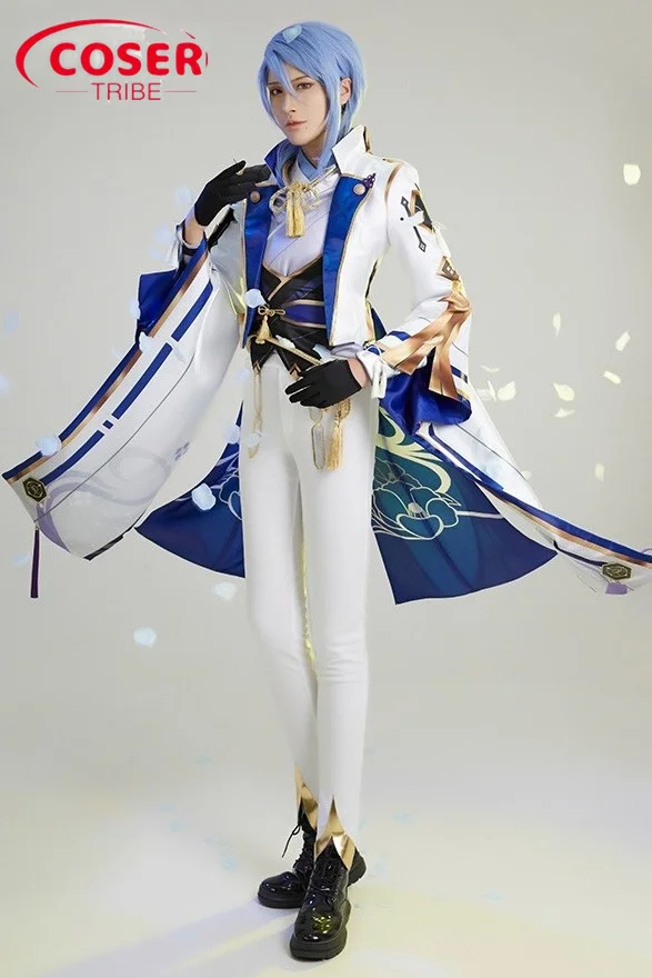 

COSER TRIBE Anime Game Genshin Impact Kamisato Ayato Cospaly Full Manga Skin