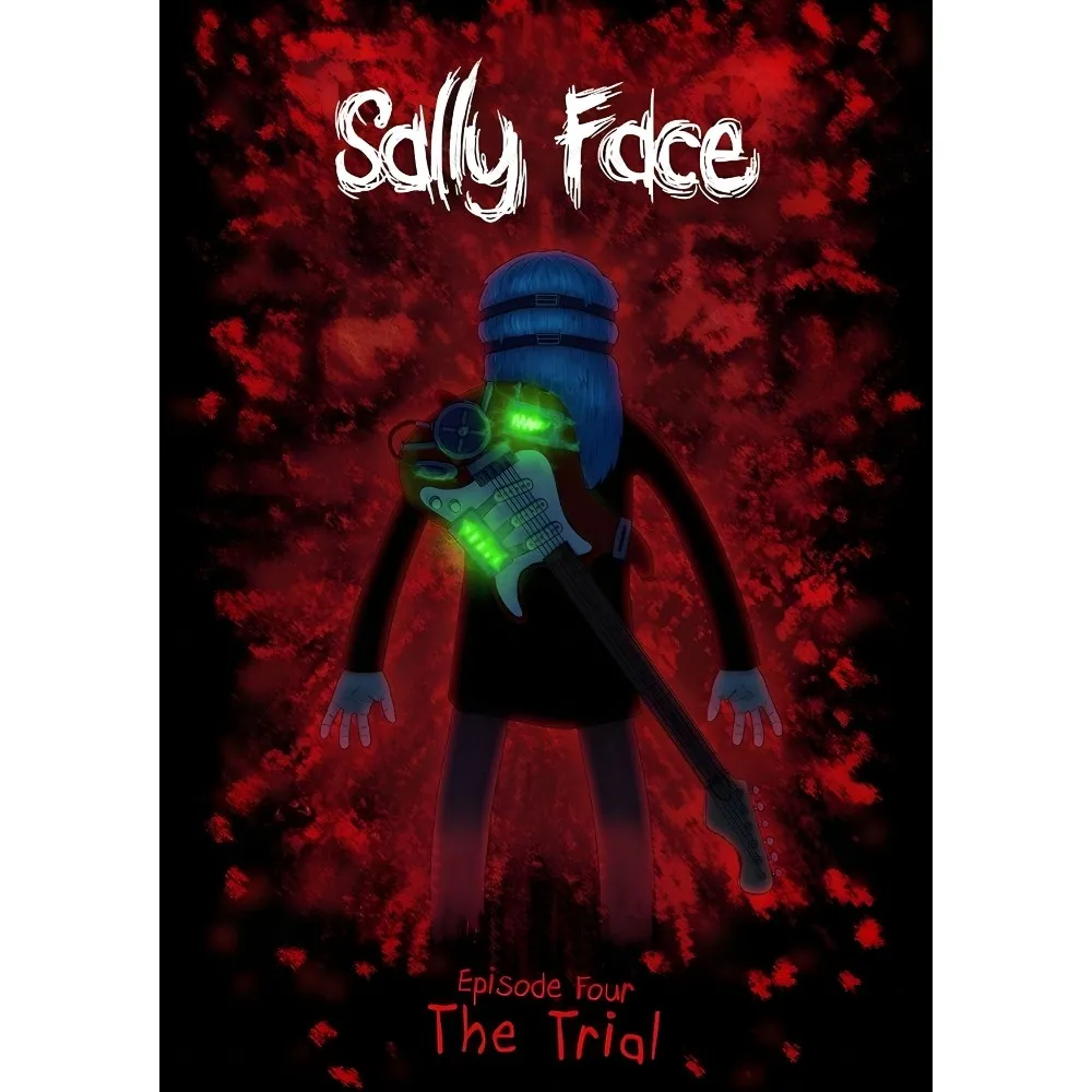 

Настенная наклейка MINISO Игра S-Sally Face Horror