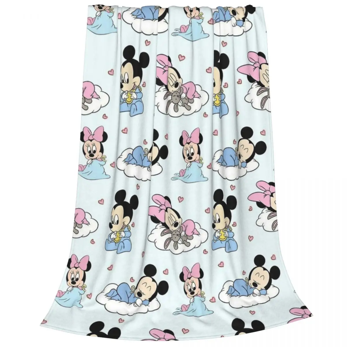 Милые Мультяшные одеяла Микки Маус флисовые всесезонные многофункциональные