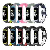 1pc colorful siliconel watchband silicone watch band replacement wrist strap for samsung galaxy fit2 sm r220
