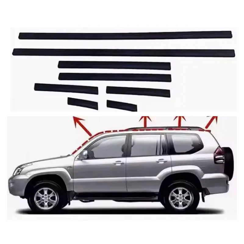 

Для Toyota Land Cruiser Prado LC150 Lexus GX460 2010-2015 Автомобильный тонущий резиновый капельный полив, молдинг, верхнее резиновое уплотнение