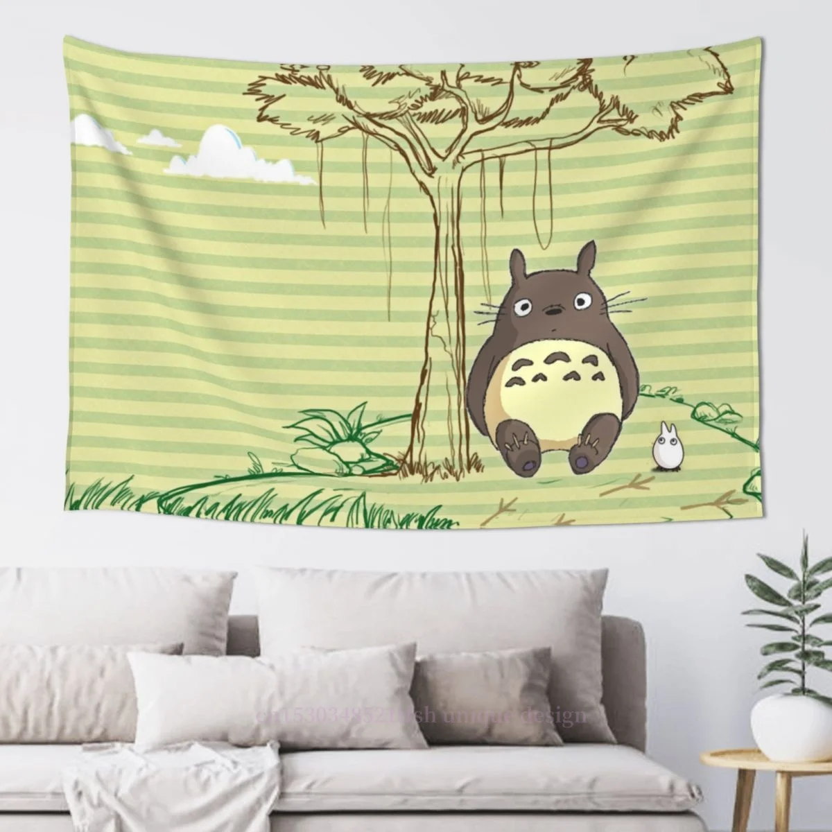 

My Neighbour Totoro Tapestry Wall Hanging Rugs Dorm Decor Door Curtain