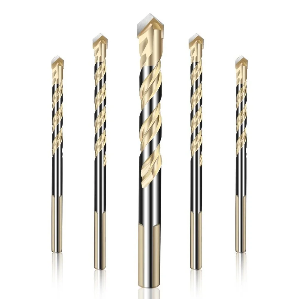 

Metal Drills Concrete Drill Dit 4/5/6/8/10MM Multifunction Triangle Drill Bits Set Glass Punching Hole Saw Diamond Drilling Bits