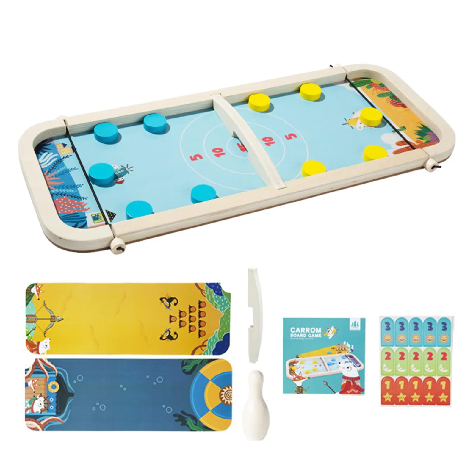 

Настольная игра Sling Puck, настольная игра, настольная игра с деревянным шагом, Футбольная Рогатка