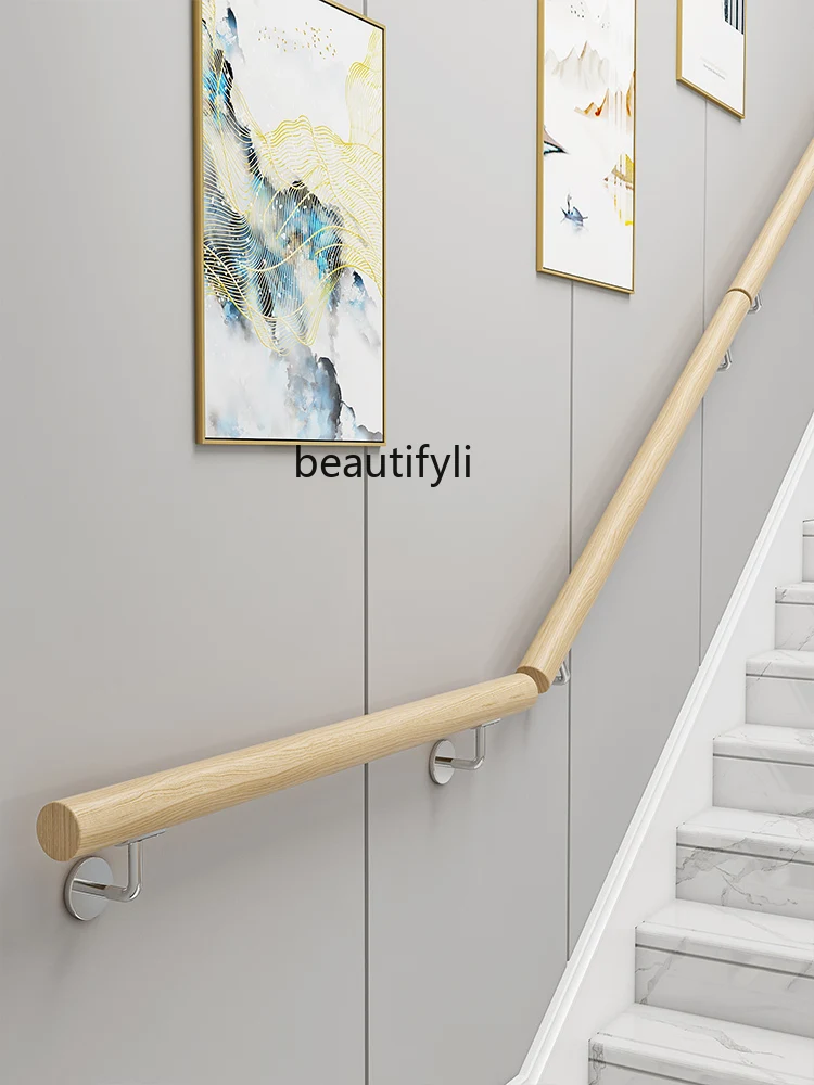 Поручни для лестницы в Европейском стиле деревянная стена вилла чердак домашняя