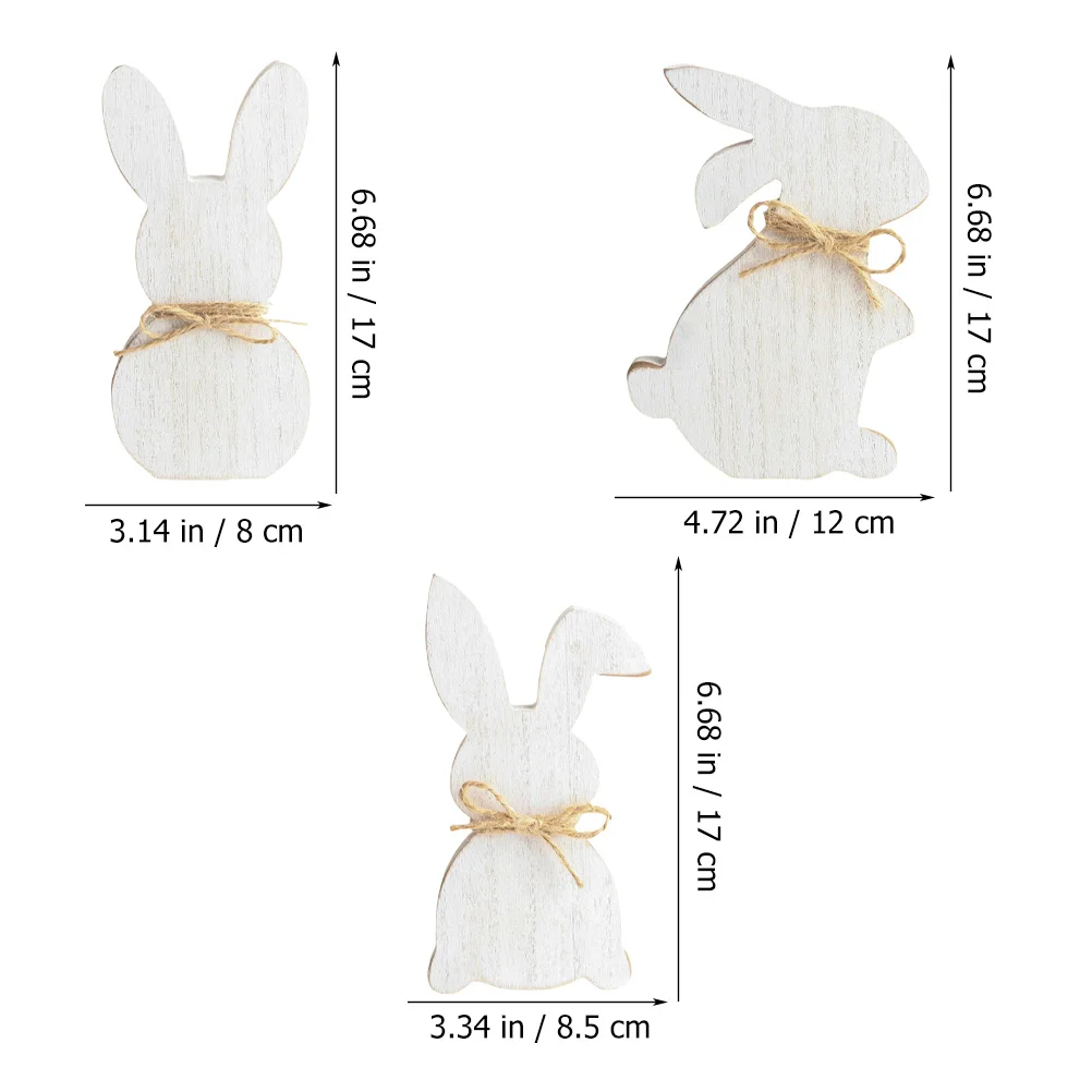 3 шт. популярный пасхальный кролик детские игрушки декор для дома настольный знак