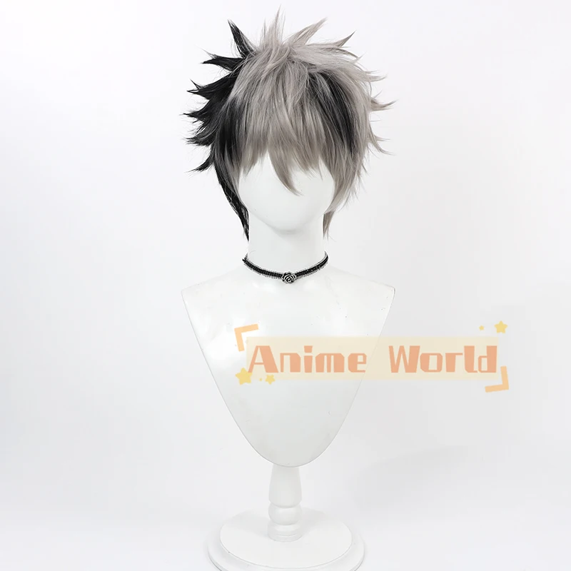 Vtuber Crimzon Ruze Косплей Парик Короткие Синтетические Волосы Термостойкие Хэллоуин