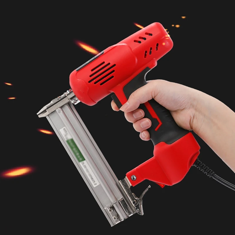 2600 Вт F30 электрический пистолет для гвоздей деревообрабатывающий степлер сделай