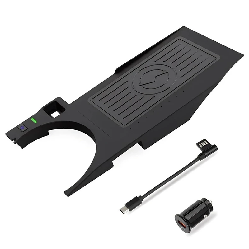 Car Wireless Charger For BMW X5 2020-2024 Center Console Phone Charging Pad Mat Accessories