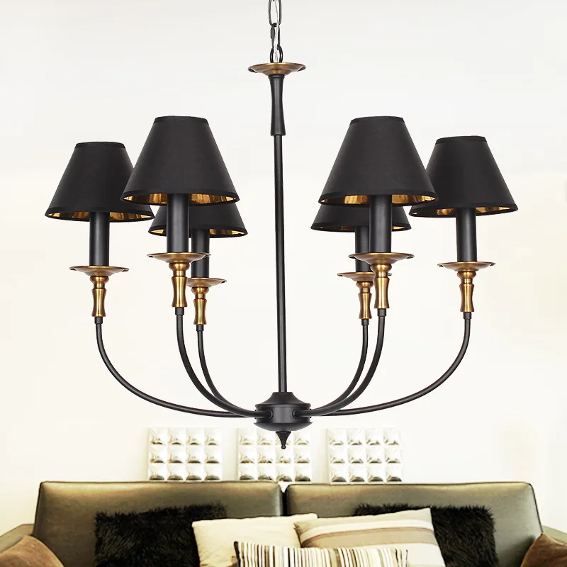 

Led Art Chandelier Pendant Lamp Light Modern Classic Black Lighting Living Dining Decor Copper Bedroom Kitchen Hanging Luminaire