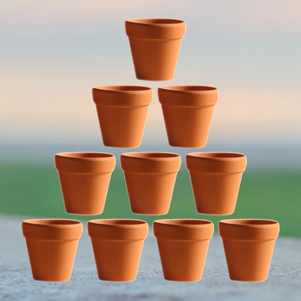 

Pots Pot Clay Flower Succulent Mini Nursery Terracotta Planter Saucer Pottery Ceramic Terra Cotta Saucers Micro Ornament
