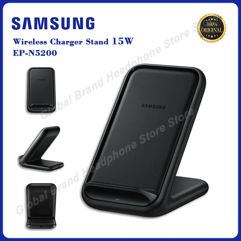 

100% Original Samsung Wireless Charger Stand Fast Qi Charge EP-N5200 For Galaxy S21 S20 NOTE 10 NOTE 10+ For Galaxy Devices