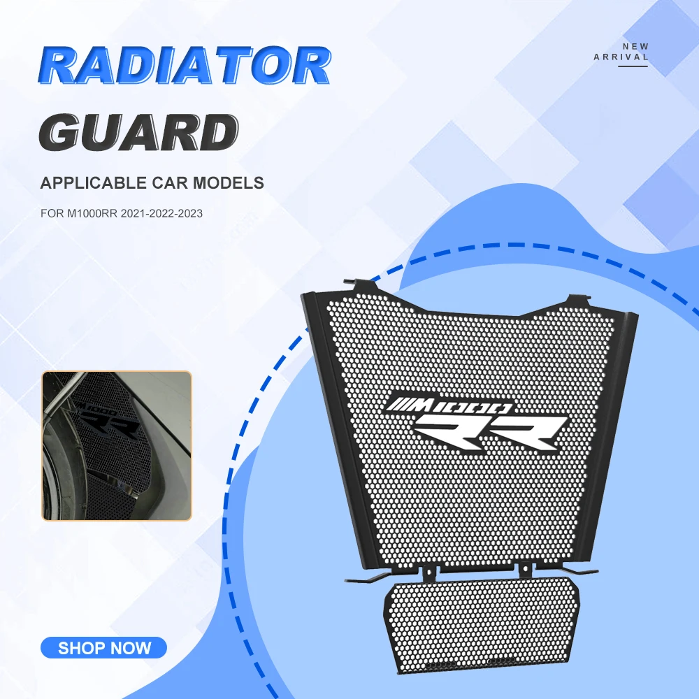 

FOR BMW M1000RR M 1000RR 2021 2022 2023 Radiator Grille Guard And Oil Cooler Guard Set Motorcycle Accessories Grill Protector