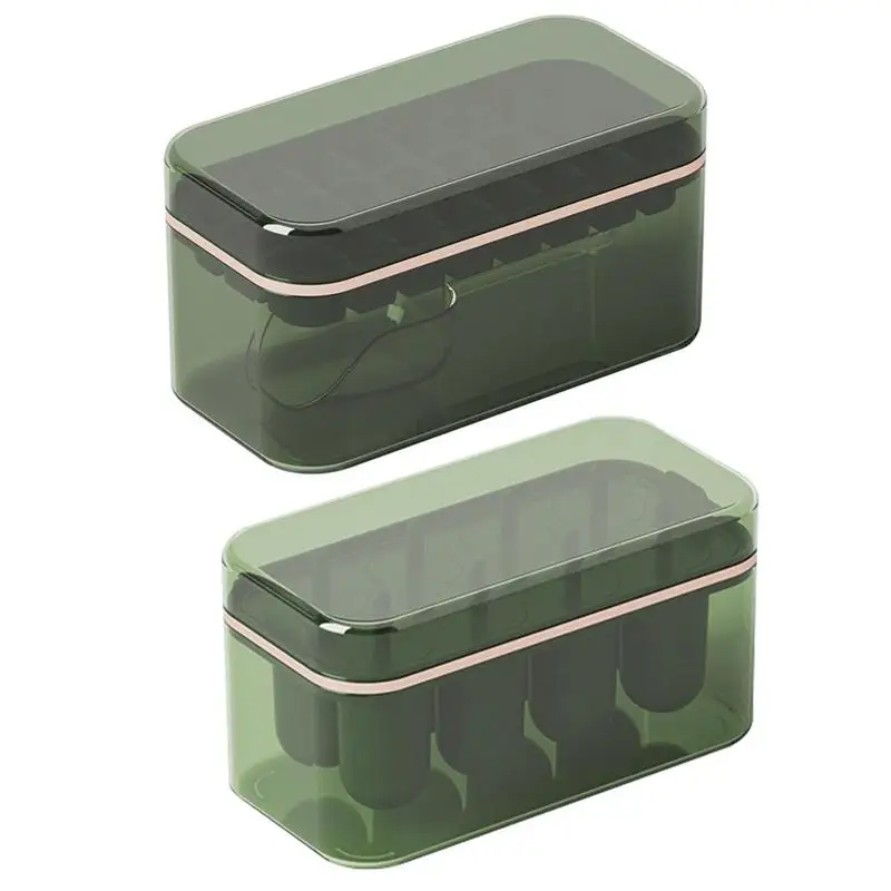 

Контейнер для кубиков льда с крышкой, формы для кубиков льда, лотки для морозильной камеры, контейнер для морозильной камеры со съемной крышкой и ложкой