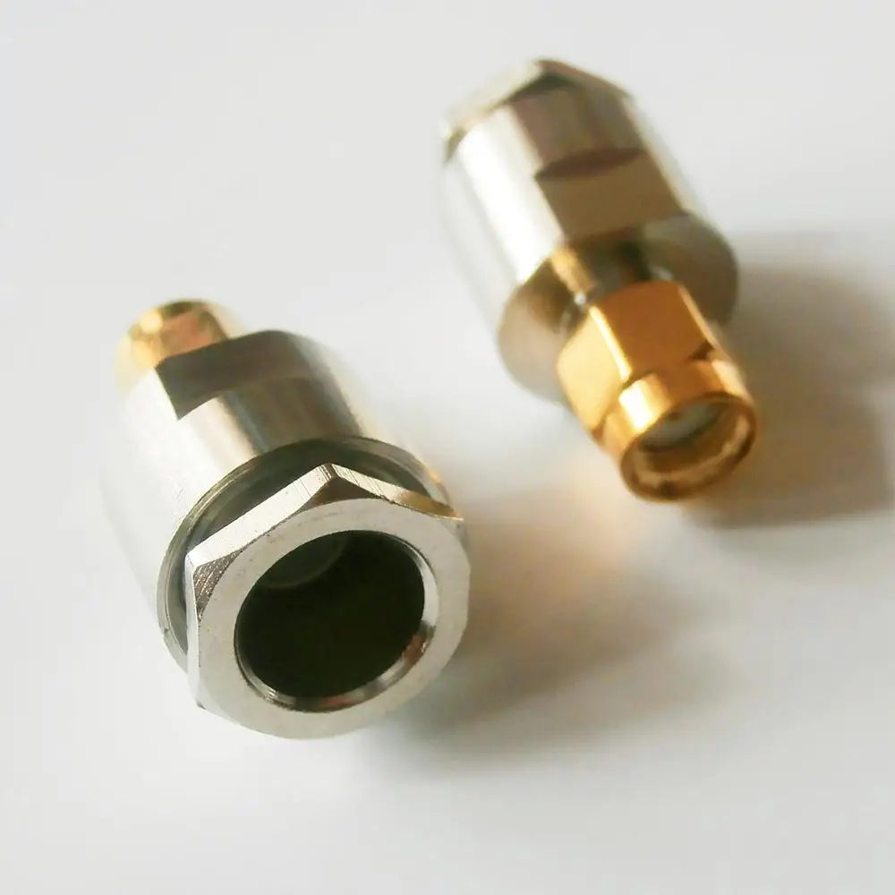 1X шт RP-SMA RPSMA RP SMA Штекерный зажим для припоя RG5 RG6 LMR300 RG304 5D-FB кабель прямые золотые