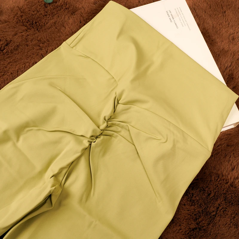 Women Scrunch Pants Naked Feeling Sports High Waist Full Length Legging Fitness Workout Pant Elastic Tights Leggings