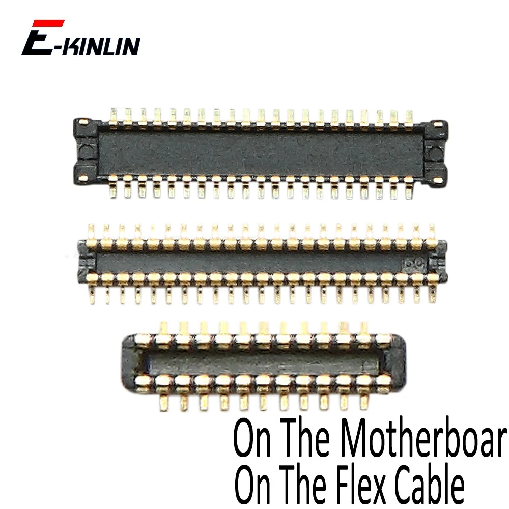 2 шт./лот ЖК-дигитайзер сенсорный экран разъем FPC для iPhone 5 5S 5C SE 2016 гибкий кабель