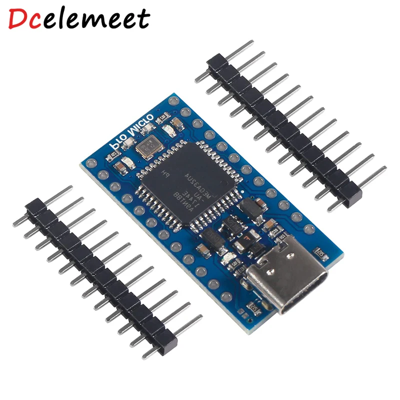 Type-C ATMEGA32U4 Module 5V 16MHz Pro Micro Development Board With the Bootloader with pin for Arduino ATMEGA32U4 Controller