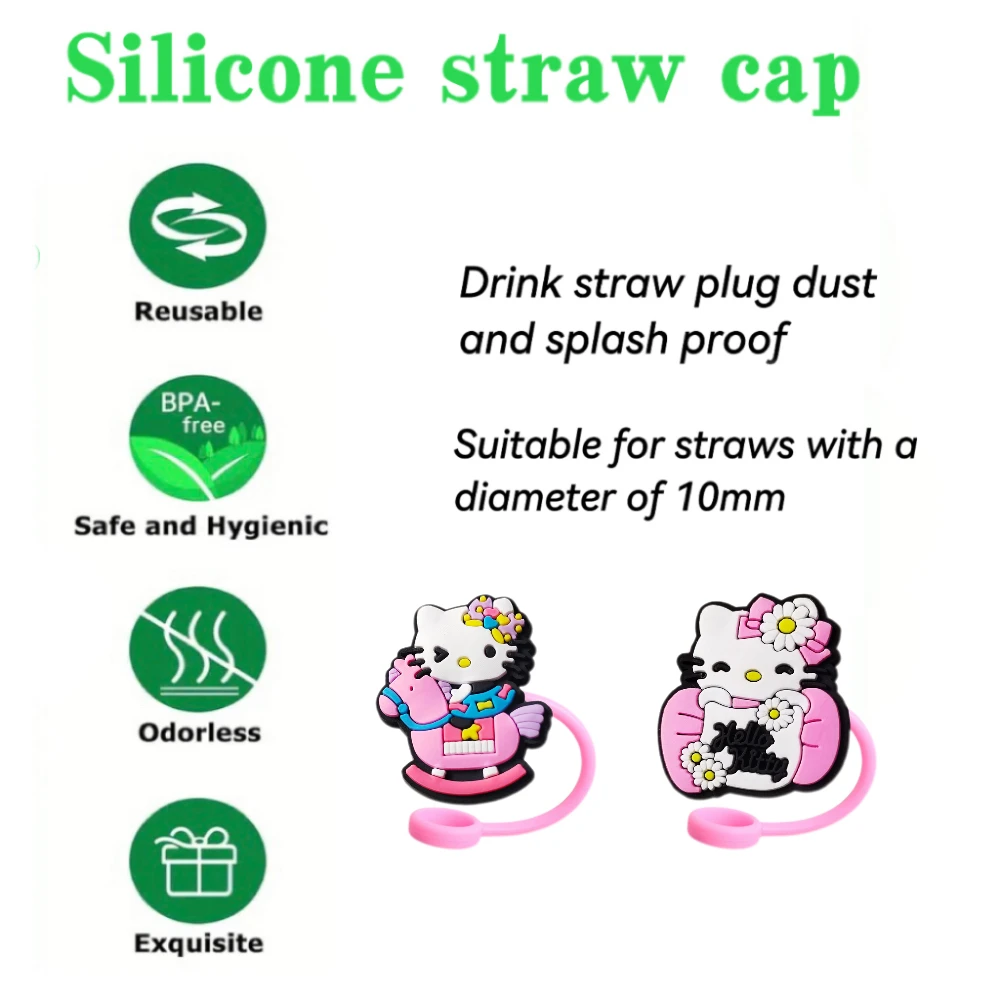 Соломенная пробка MINISO Sanrio hello kitty 10 мм 5-23 шт