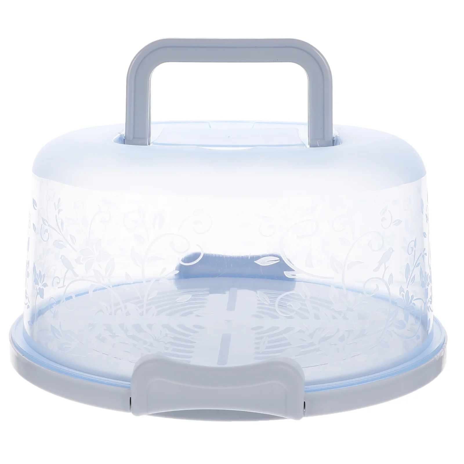 

Disposable Cake Carrier Box Clear Plastic Organizer Bins Round Storage Container