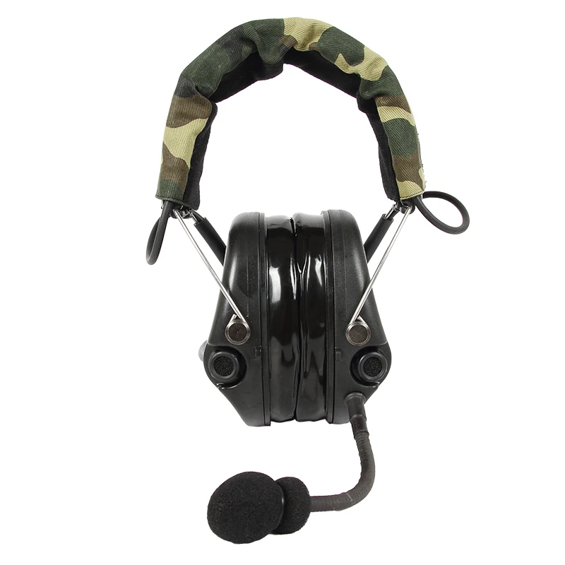 TS TAC-SKY TCIHEADSET LIBERATOR II Silicone Earmuffs Version Hunting Shooting Noise Cancelling Pickup Headphones-BK