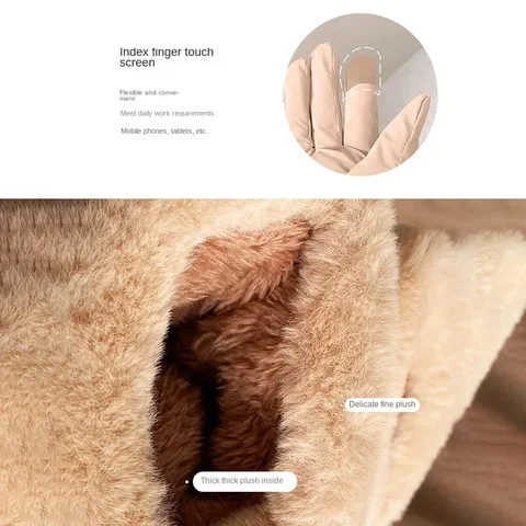 Новые зимние перчатки женские для езды на велосипеде термофлисовые морозостойкие ветрозащитные велосипедные теплые варежки для бега на открытом воздухе