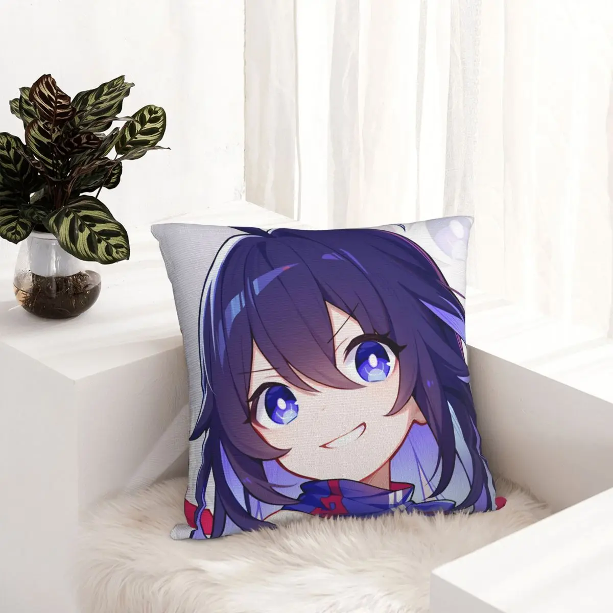 Подушка Seele Game Honkai со звездами наволочка с принтом украшение подушка чехол молния