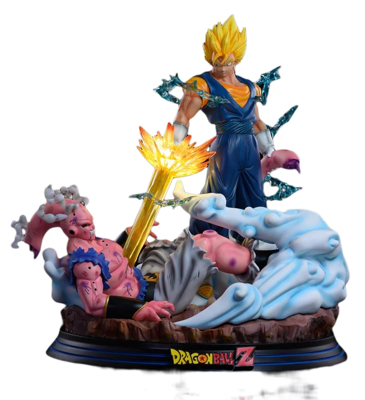 Vegetto Vs Majin Buu Limited Edition Luminous Ornaments Statue Model Toys Gift