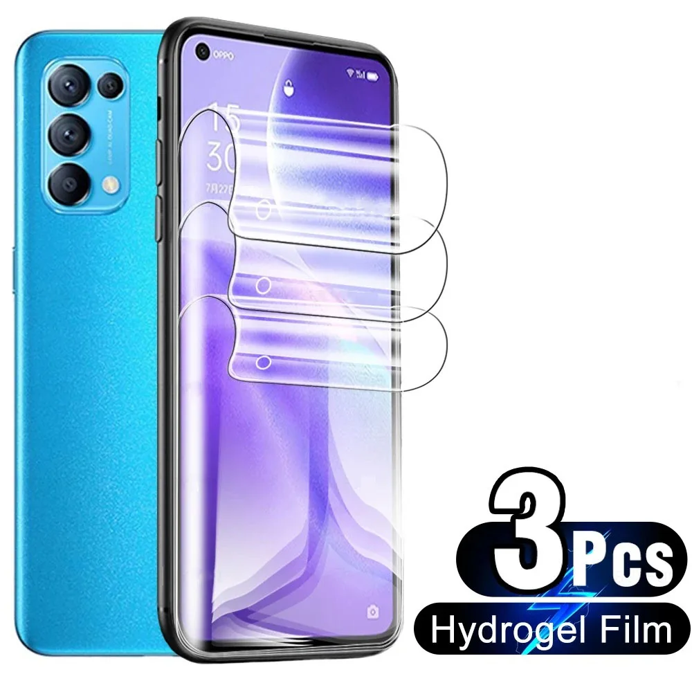 

3 шт., Гидрогелевая Защитная пленка для Oppo Find X3 Pro Neo X5 Lite