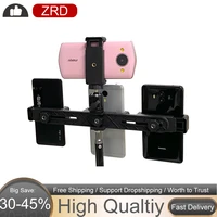 plastic crossbar bracket clip multi camera mobile phone clip live bracket mobile phone vlog accessories