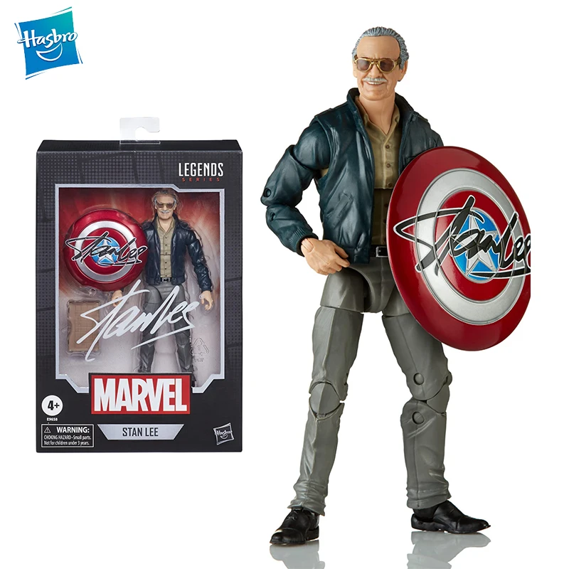 

Marvel Classic Legends Series 6-inch Collectible Action Figure Toy The Avengers Cameo Stan Lee Includes 2 Accessories E9658