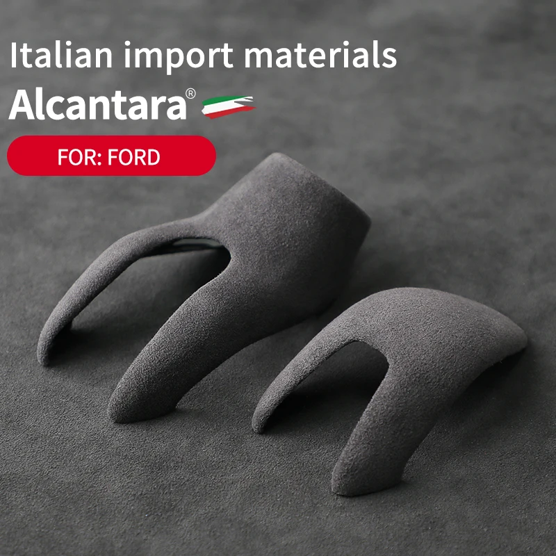 

Alcantara Suede Wrapping Gear Shift Knob Trim Cover Car Sticker Decoration For Ford Focus Edge Mondeo Kuga Escort Escape