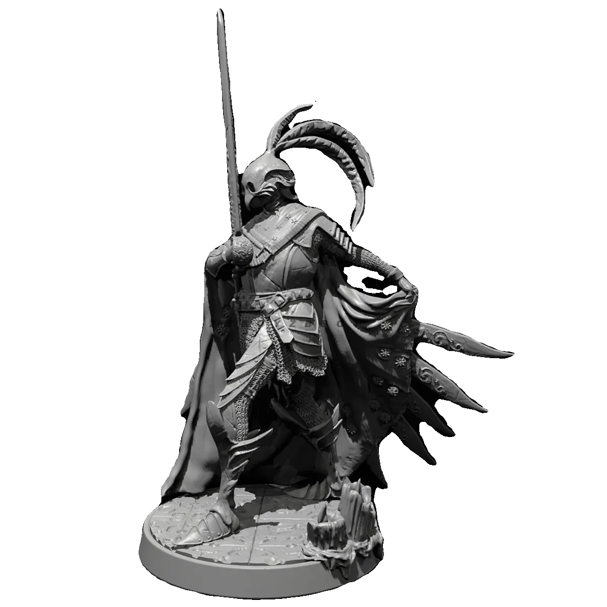 50 мм 75 наборы моделей из смолы бесцветные и самособранные фигурки (3D-печать)