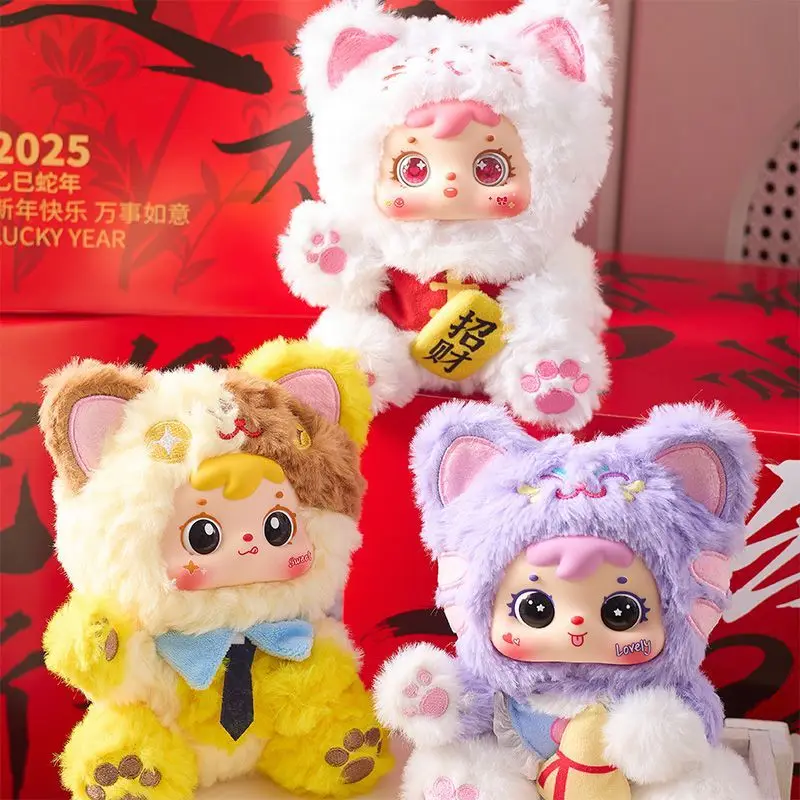 Фото Новая подлинная плюшевая подвеска Samuel Meow Lucky Cat Mystery Box, модная принесите тебе удачу и доброе настроение, лучший подарок на день рождения №3