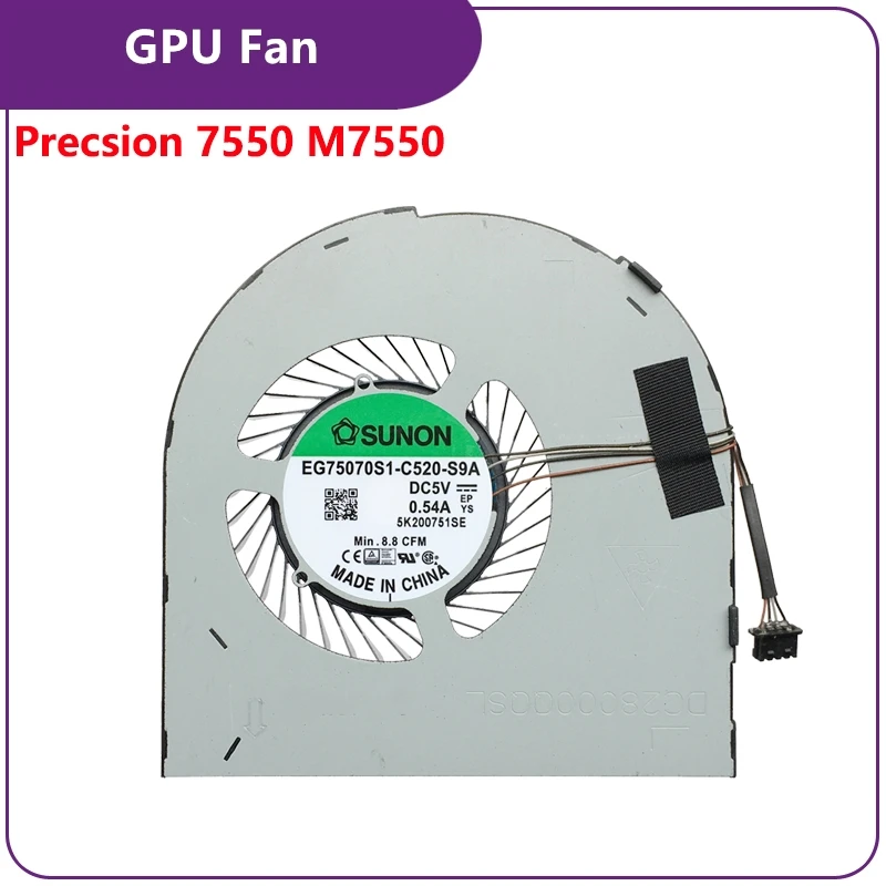 Совершенно новый оригинальный вентилятор охлаждения процессора GPU для Dell Precision