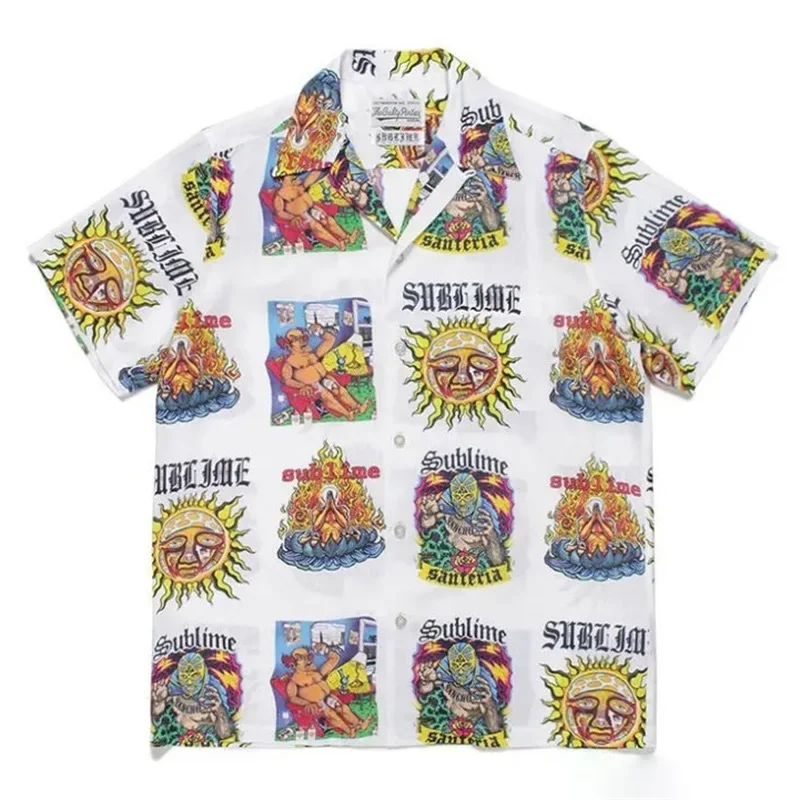 WACKO Гавайская рубашка с коротким рукавом