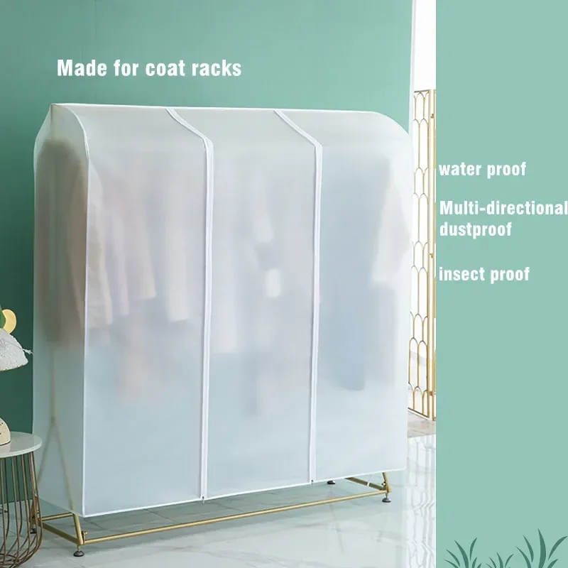 

Organizer Bags Cover Hanging Washable Dust Big Case Coat Waterproof Dustproof Dust Rack Can Storage Clothing Wardrobe Cover