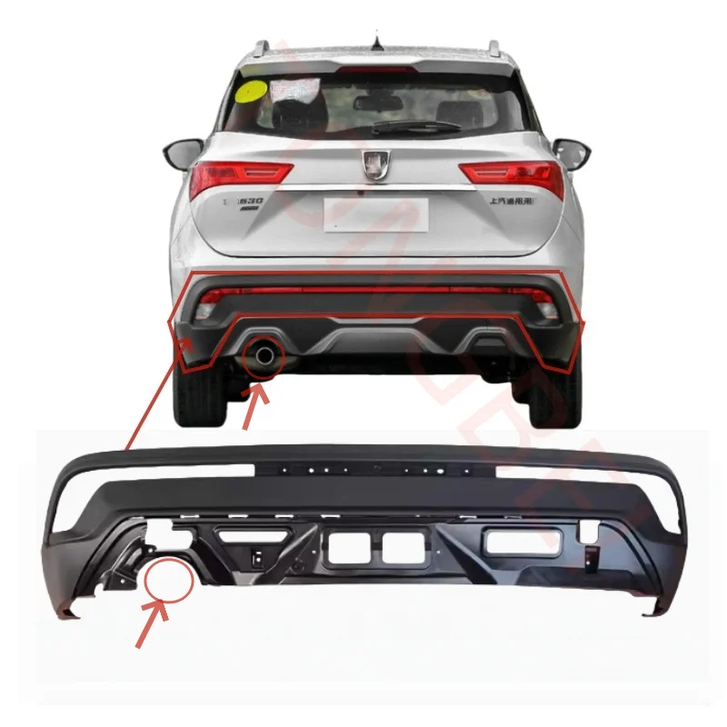 

Для Chevrolet Captiva/Baojun 530 нижний задний бампер 2018-2019 (одинарная выхлопная труба) автозапчасти