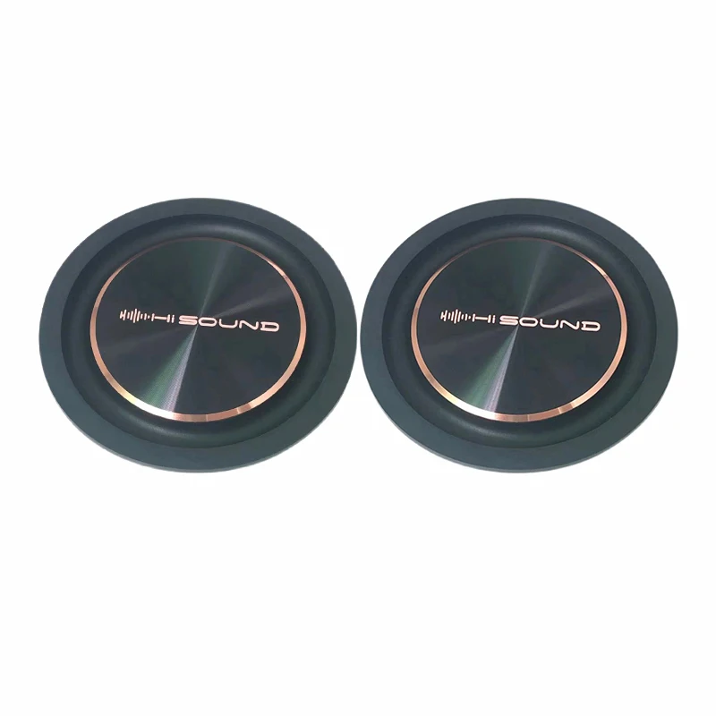 

2PCS 3Inch 80MM Bass Radiator Vibration Membrane Metal Brushed Speaker Diaphragm Enhanced Bass Passive Radiator For 2-3 Inch Spe