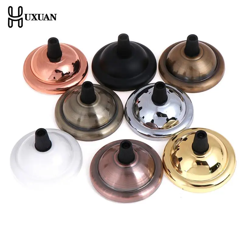 

1pcs Retro Vintage Lamp Base Antique Ceiling Plate Lamp Holder Electroplating Iron Pendant Light Accessories For Home Decor