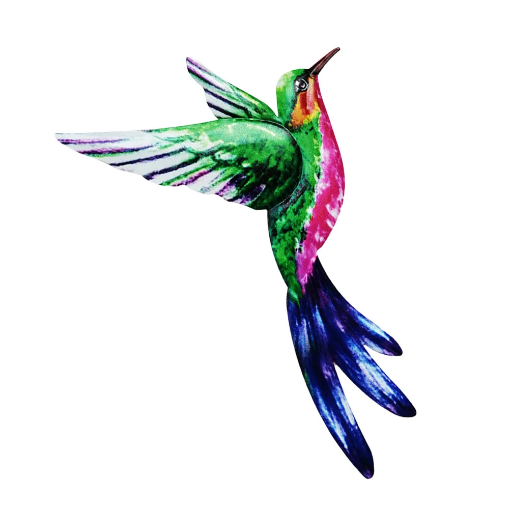 

Уличный подвесной декор, деревенские настенные металлические украшения, комнатный винтажный кулон в виде птицы колибри