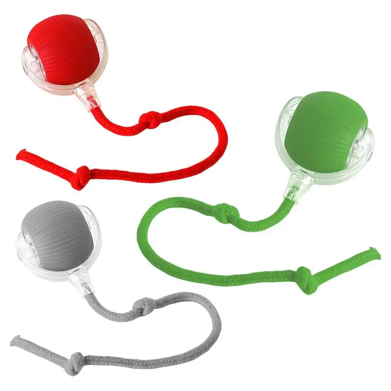 Интерактивные игрушки для кошек автоматический вращающийся мяч с искусственным