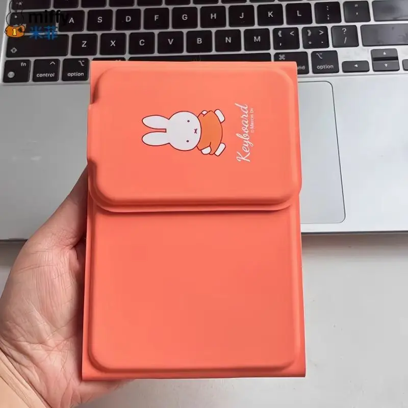 Беспроводная Bluetooth-клавиатура Miffy Tri Fold, ультратонкая, бесшумная, миниатюрная, портативная, для 3 устройств: iOS, Android, Windows Phone, iPad, планшетов (art.: 3920d8e009bf4) - 3920d8e009bf4