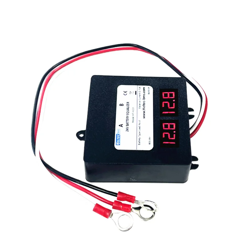 Heltec 12V LCD/LED Battery Equalizer Batteries Voltage Balance Lead Acid Battery Connected Parallel Series for 24/36/48V/96V