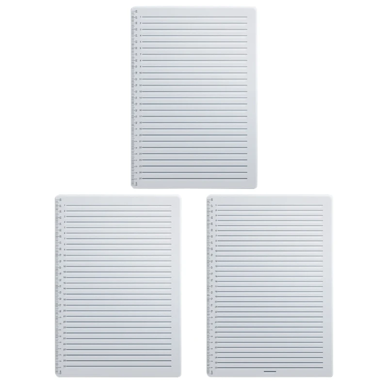 Шаблон трафарета с прямой линией и интервалом для рисования линий линейка