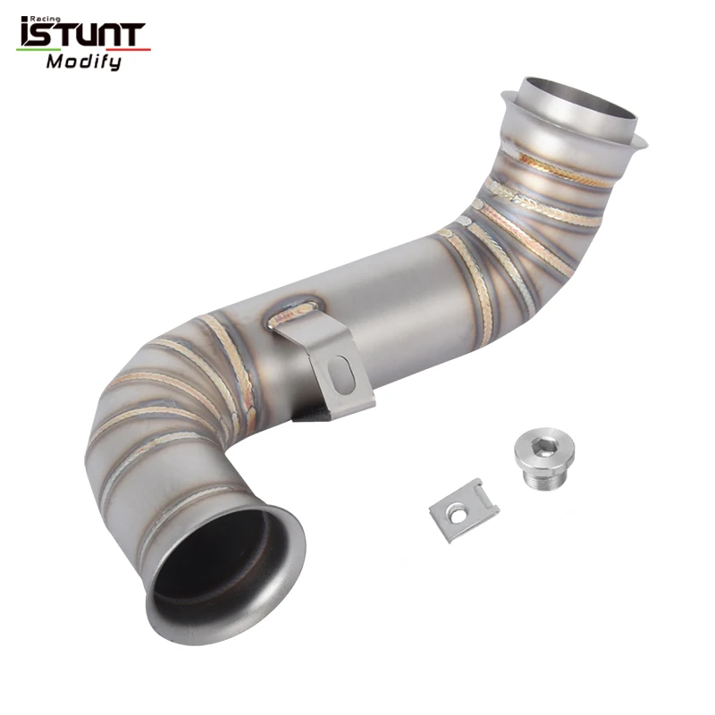 

Для CFMOTO 800 MTX MT-X800 MTX800 2024 2025 выхлопная система мотоцикла Escape Moto глушитель средняя труба с отверстием датчика O2