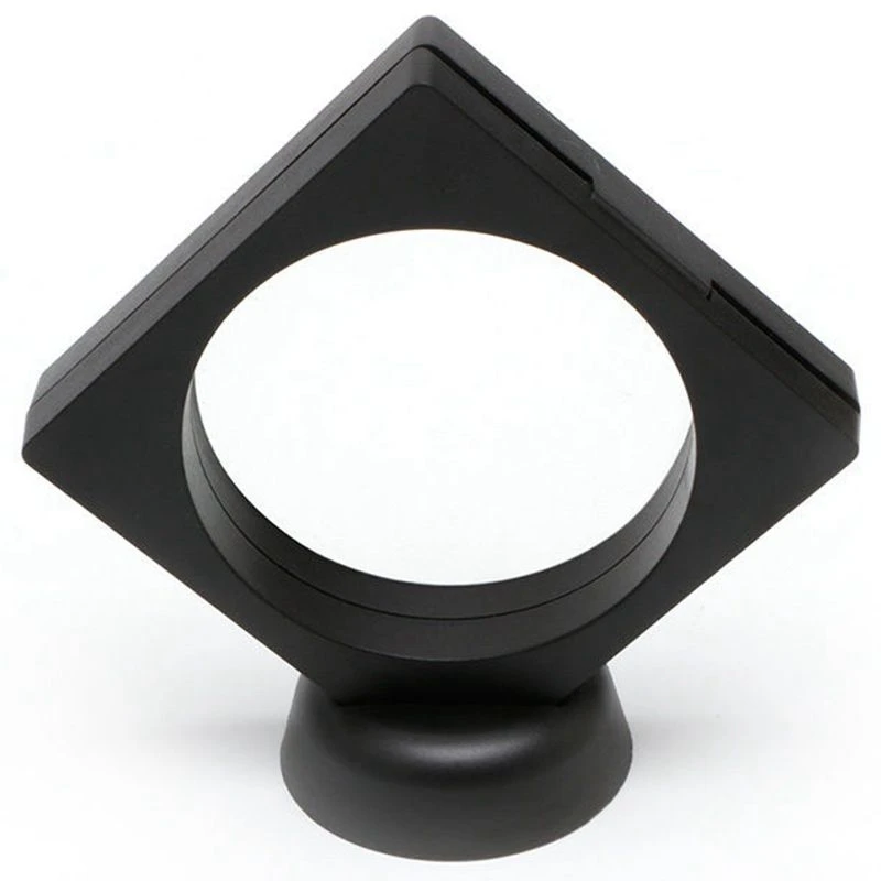 

2X Suspended Floating Jewellery Display Case Coins Gems Artefacts Stand Holder Box Black